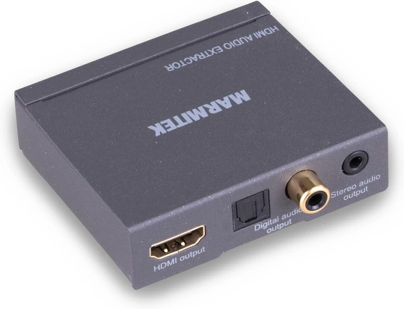 Marmitek Connect AE14 audio converter Black Connect AE14, 5 V, 100-240 V, 50/60 Hz, 70 mm, 68 mm, 20 mm