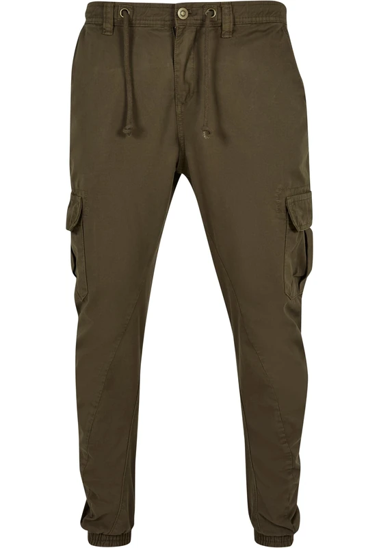 Urban Classics Men's Cargo Jogging Pants Trousers, Green (olive 176), L