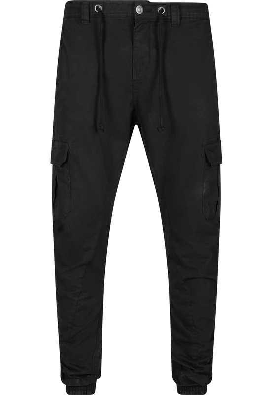 Urban Classics Men's Cargo Jogging Pants Slim Trousers, Black (Black 7), XL