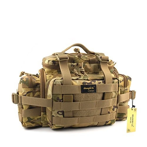 SHANGRI-LA Tactical Range Bag Outdoor Sling Backpack Hiking Fanny Waist Pack