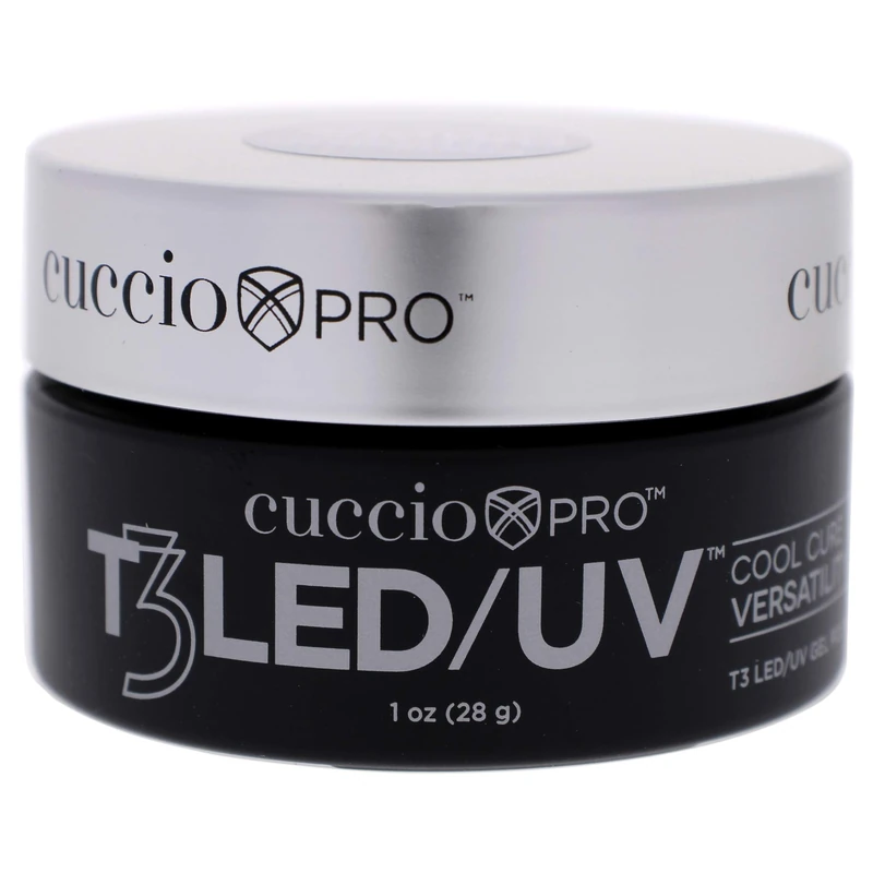 Cuccio Pro - T3 Cool Cure Versatility Gel - Controlled Leveling Opaque Welsh Rose - for Women - Nail Gel - 1 oz