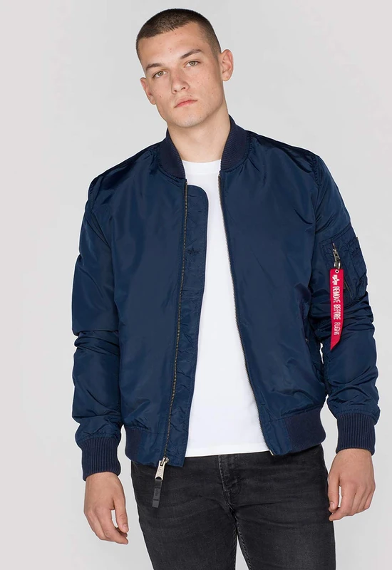 Alpha Industries MA-1 TT Bomber Jacket for Men Rep.Blue
