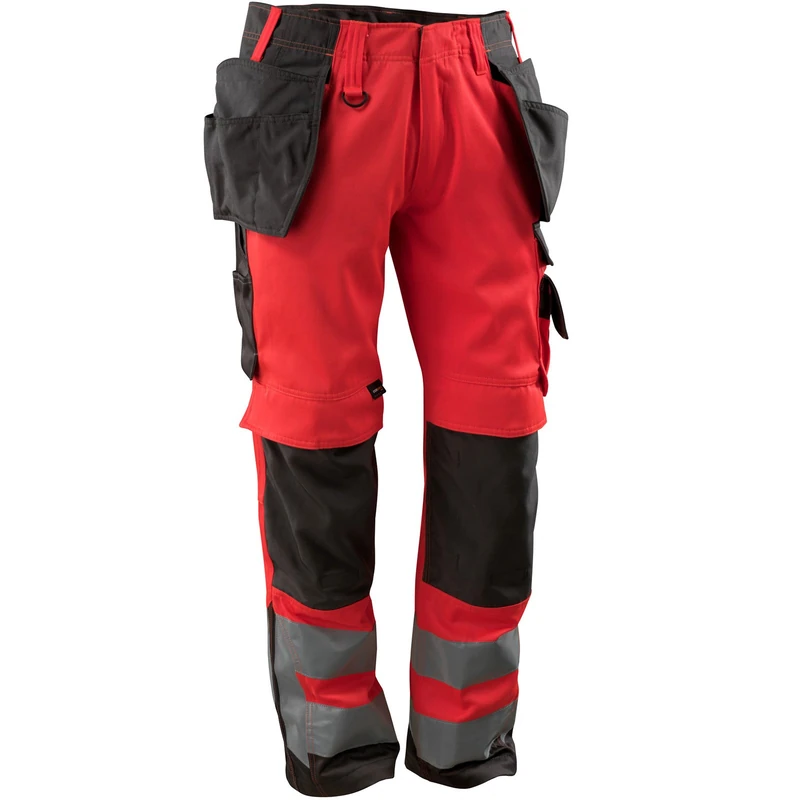 Mascot 15531860-22218-90C58 Size L90cm/C58 "Wigan" Craftsmen's Trousers - Red/Dark Anthracite