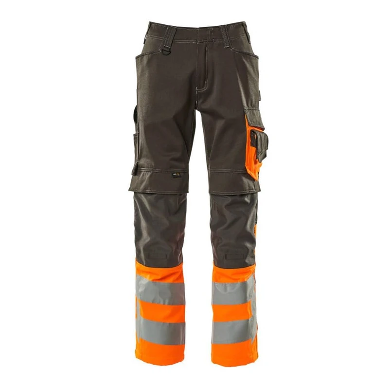 Mascot 15679-860-1814-90C48 Size L90cm/C48 "Leeds" Trousers - Dark Anthracite/Orange