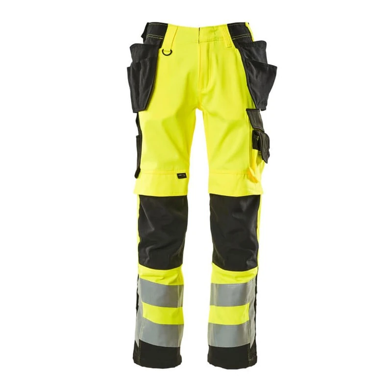 Mascot 15531-860-1709-90C51 Size L90cm/C51 "Wigan" Craftsmen's Trousers - Yellow/Black