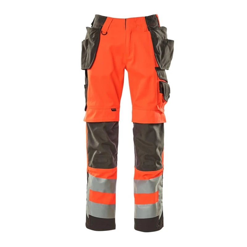 Mascot 15531860-22218-82C44 Size L82cm/C44 "Wigan" Craftsmen's Trousers - Red/Dark Anthracite