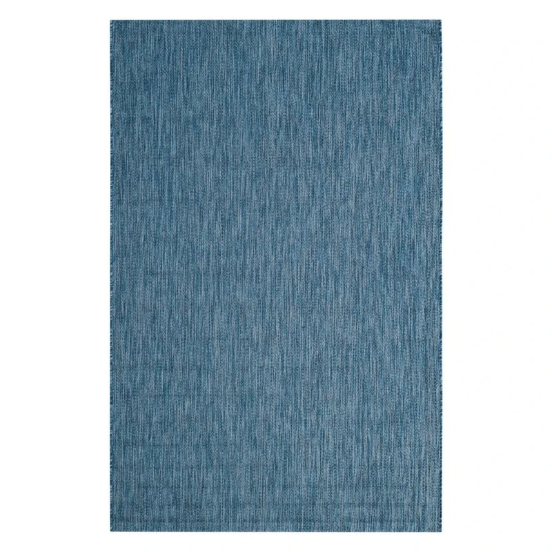 Safavieh Contemporary Indoor/Outdoor Woven Rectangle Area Rug, Courtyard Collection, CY8520, in Navy / Navy, 201 X 290 cm for Garden, Patio or Any Outdoor Space