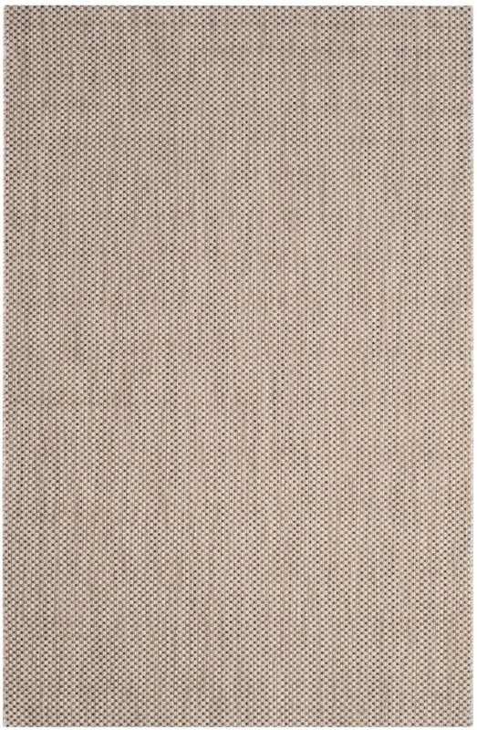 Safavieh Contemporary Indoor/Outdoor Woven Rectangle Area Rug, Courtyard Collection, CY8521, in Beige / Brown, 160 X 231 cm for Garden, Patio or Any Outdoor Space