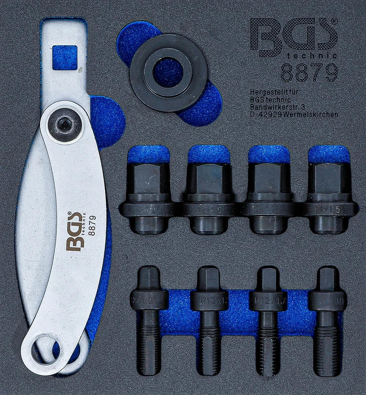 BGS 8879 | Tool Tray 1/6: Wheel Stud Mounting Set