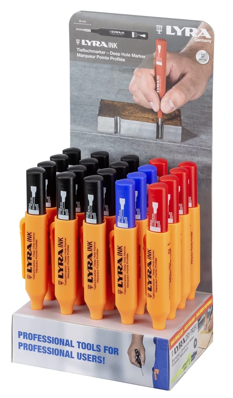 LYRA L4487001-1-1 Ink Deep Hole Marker Display Pack of 1 Marker Colour
