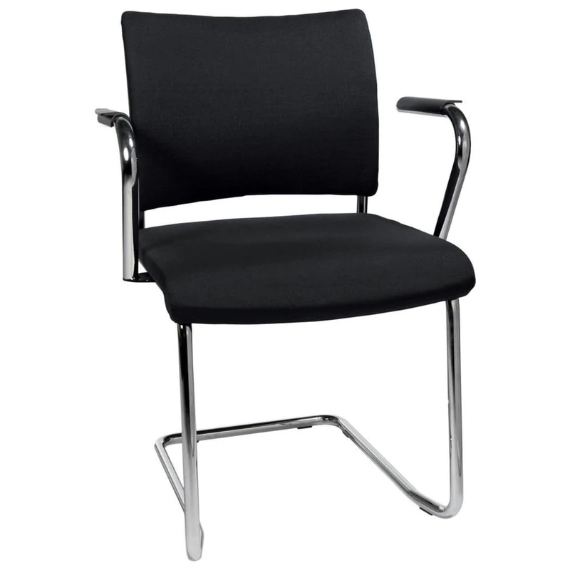 Topstar Visit 10/Visit 20 Inch Armrests for Visitor Chair Conference Chair, Set of 2, Metal, Chrome