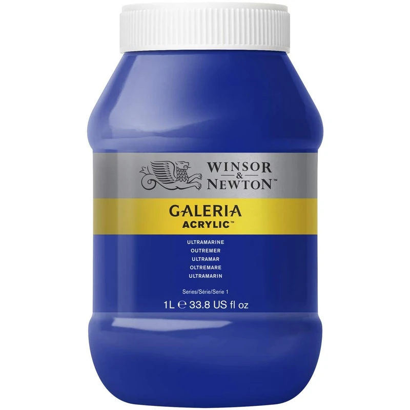 Winsor & Newton Galeria Acrylic, ultramarine, 1000ml - Acrylfarbe
