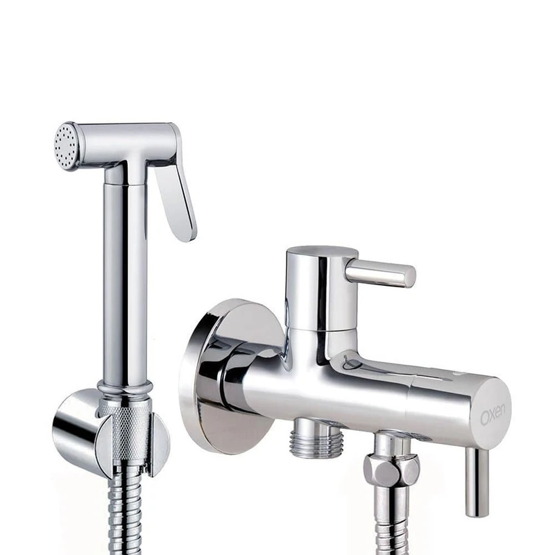 Kibath 414151 Intimate Hygiene with Installation Without Bidet Substitute Work; Toilet tap; Cold Water only; Gloss Chrome