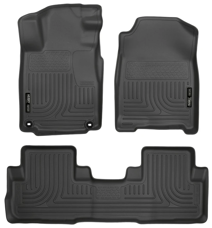 Husky Liners 98471 Fits 2016-16 Honda CR-V Weatherbeater Front & 2nd Seat Floor Mats, Black