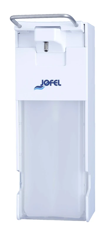 Jofel ac14000 Soap Elbow Refillable Dispenser, Plastic, 1 L, White
