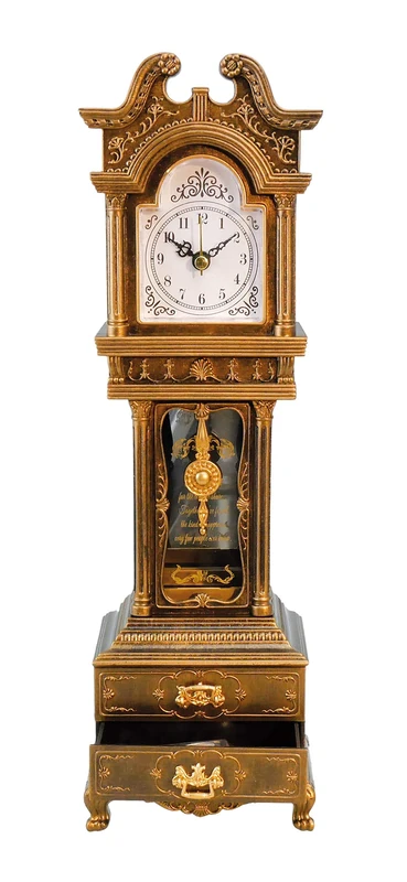 Musicbox Kingdom Grandfather Clock with Well Known Melody is Played Decorative Item - Image 1