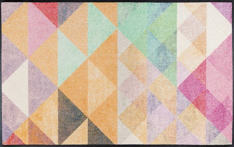 Wash&Dry Door Mat, Acrylic, Multicoloured, 75x120x0.7 cm