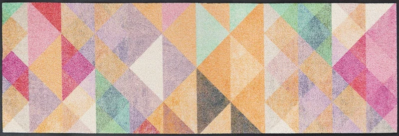 Wash&Dry Door Mat, Acrylic, Multicoloured, 60x180x0.7 cm