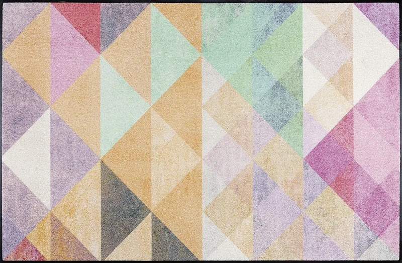 Wash&Dry Door Mat, Acrylic, Multicoloured, 115x175x0.7 cm