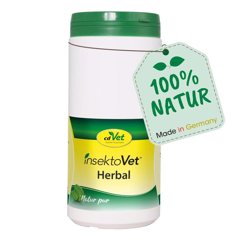 cdVet Naturprodukte TickEx herbal 750 g - Dog - deterrent to ticks and other pests - nutritionally support skin metabolism - positive development of the skin environment -
