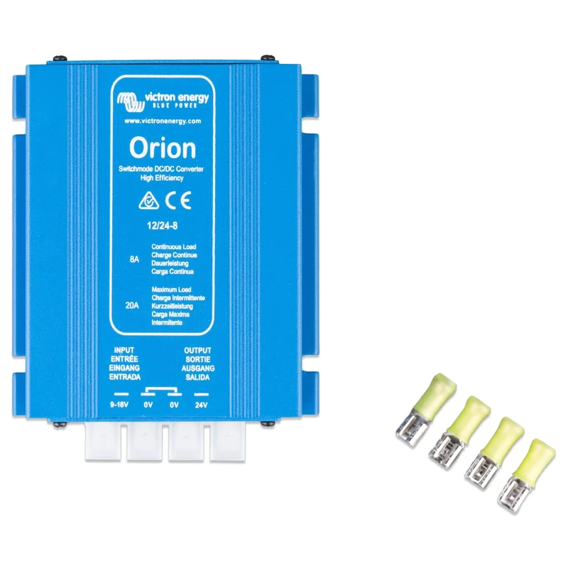 Victron Energy Orion IP20 12/24-Volt 8 amp DC-DC Converter Non-isolated, High power