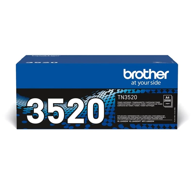 Brother TN-3520 Toner Cartridge, Black, Single Pack, Ultra High Yield, Includes 1 x Toner Cartridge, Brother Genuine Supplies