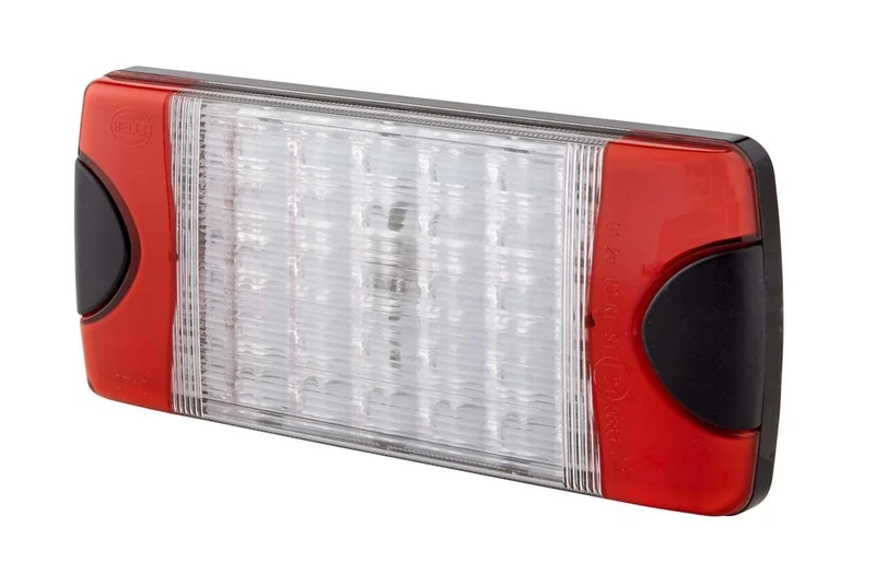 HELLA 2SD 980 613-211 Rearlight - DuraLED Combi - LED - 12/24V - mounting/Bolted - Lens Colour: transparent - Cable: 2500mm - Plug: open cable ends - left/right - Quantity: 1