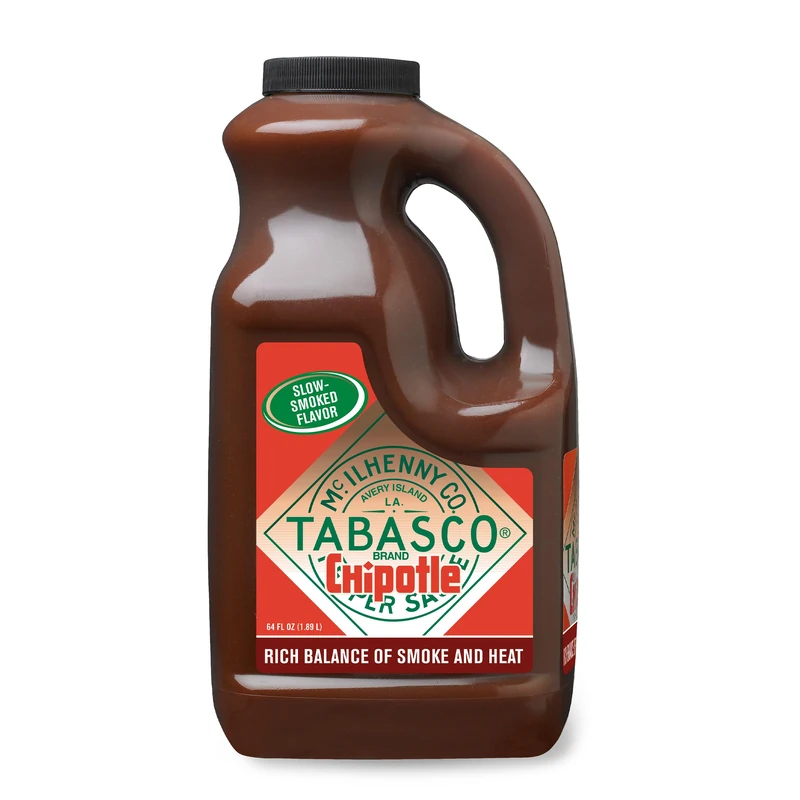 Tabasco Chipotle Pepper Sauce 1.89L – Smoked Jalapeño Flavour, Bold & Spicy Hot Sauce, Perfect for Cooking, Grilling, and Marinades - Catering, Bulk Buy Bottle - Image 1