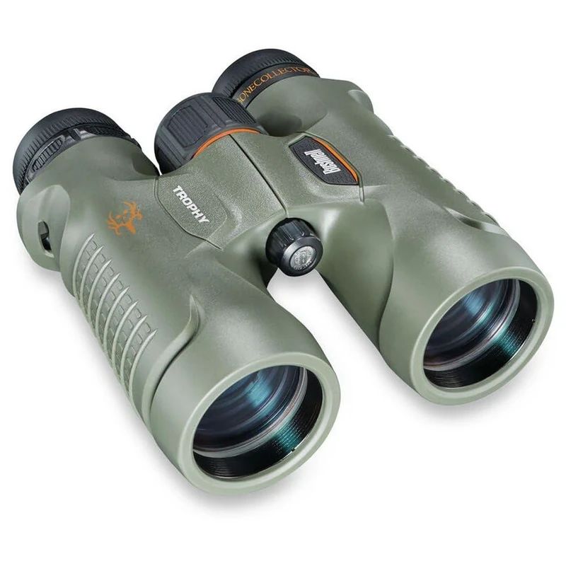 Bushnell - Trophy - 10x42 - Bone Collector Green - Roof Prism - Fully Multi-Coated - Waterproof - Bird Watching - Travelling - Wildlife - Outdoor - Animals - Binocular - 334210