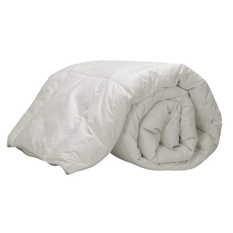 Pikolin Home, duvet upholstery 92% Goose Down Filling Duvet/Quilt Cover 100% Cotton Percale, 250g/m2., white, Lit 80-135 x 200 cm - Image 1