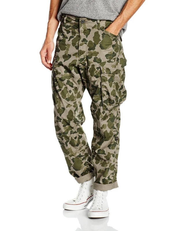 G-STAR RAW Men's Rovic Loose Cargo Trousers - Green - 28W x 28L (Manufacturer Size 28 28)
