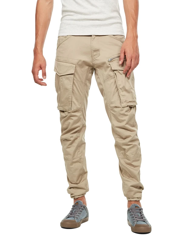 G-STAR Men's Rovic Zip 3D Regular Tapered Pants, Beige (Dune D02190-5126-239), 34W / 30L