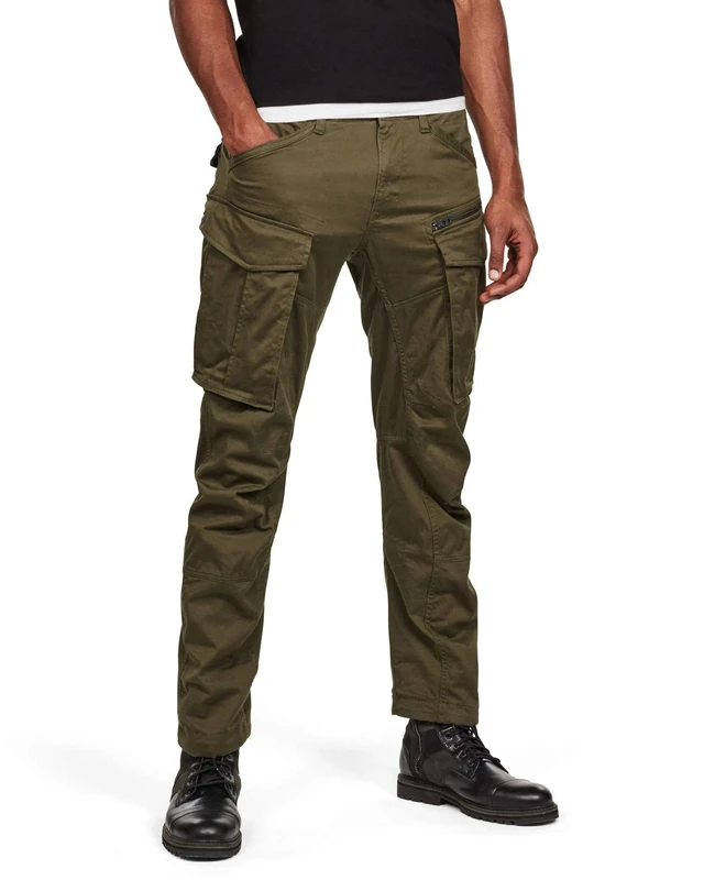 G-STAR Men's Rovic Zip 3D Regular Tapered Pants, Green (dk Bronze Green D02190-5126-6059), 34W / 36L