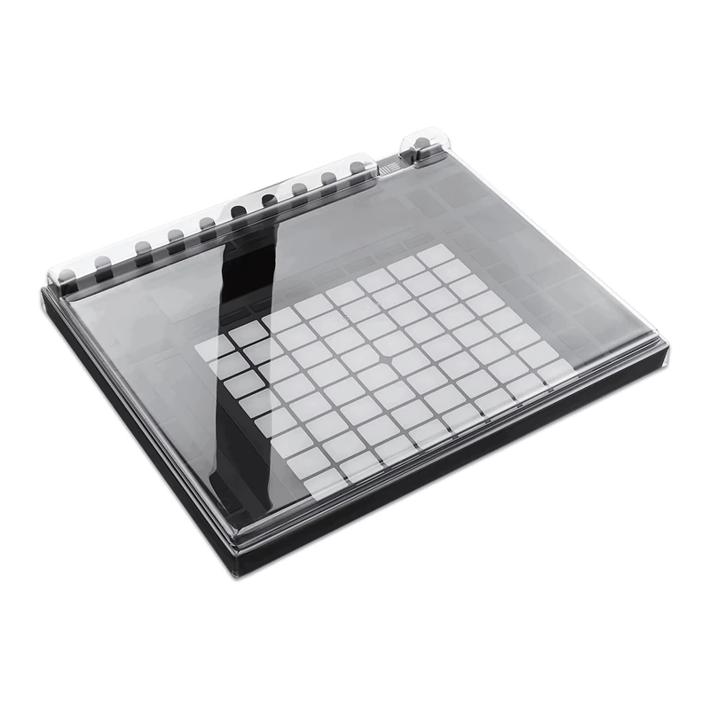 Decksaver Cover for Ableton Push 2 - Super-Durable Polycarbonate Protective lid in Smoked Clear Colour, Made in The UK - The Producers' Choice for Unbeatable Protection