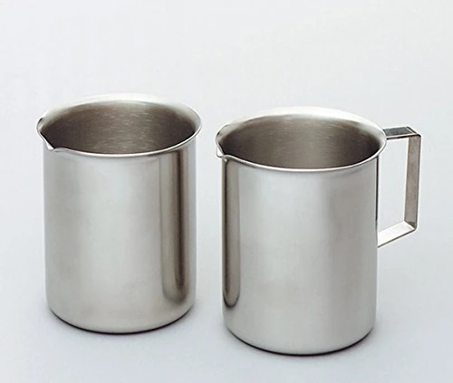 dutscher 076279 Stainless Steel Beaker 1000 ml with Edge