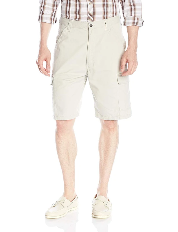 Wrangler Men's Classic Relaxed Fit Short클래식 릴랙스 핏 카고 반바지经典宽松工装短裤pantalones Cortos De Ajuste Relajado Clásicoklassische Cargo-Shorts Mit Entspannter Passform, Dark Putty, 36