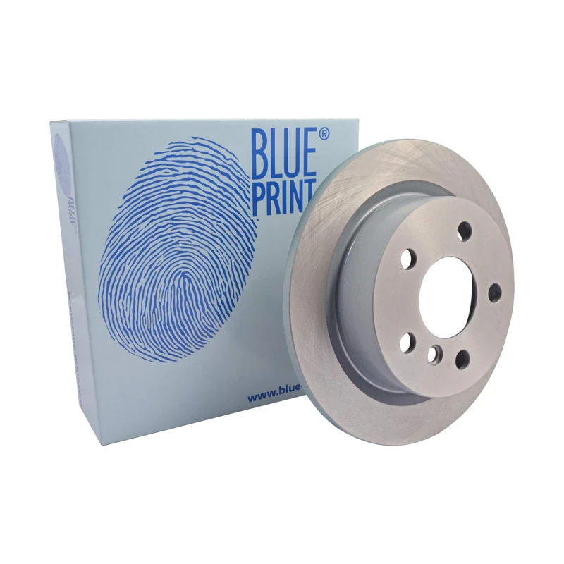 Blue Print ADB114320 Brake Disc Set (2 Brake Disc) rear, full, No. of Holes 5