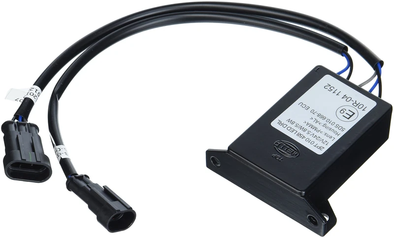 HELLA 5DS 010 668-701 Control Unit, lights - 12/24V - Number of connectors: 2 - AMP - for daytime running light (LED)/for position light (LED) - Image 1