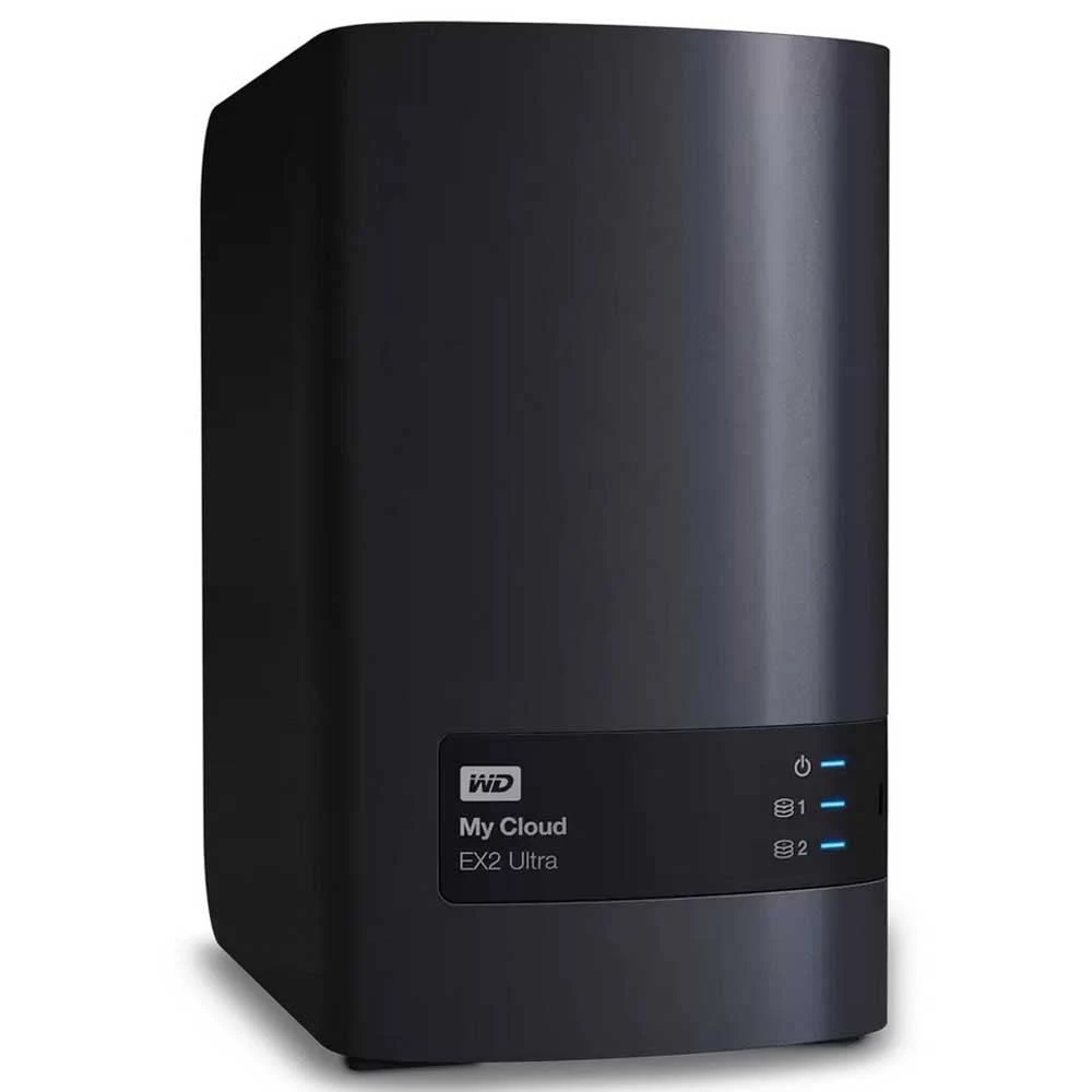WD 4TB My Cloud EX2 Ultra 2-bay NAS - Network Attached Storage RAID, file sync, streaming, media server, with WD Red drives