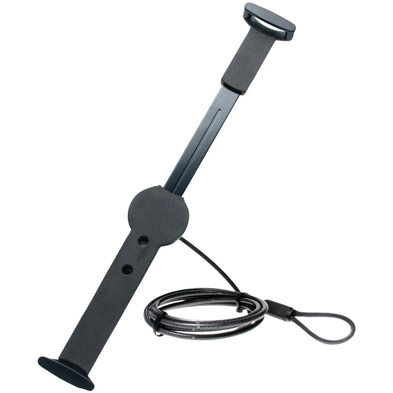 CTA Digital Anti-Theft Grip for iPad and Tablets, Adjustable, Rotates 360 Degrees, Secure Holder