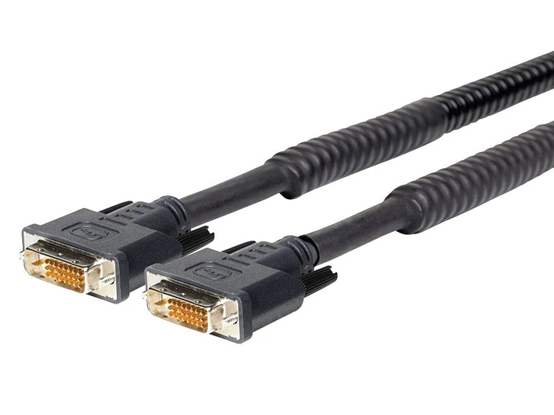 VivoLink prodviam7.5 7.5 m DVI-D DVI-D DVI – DVI Cable – Black (7.5 m; DVI-D; DVI-D Male to Male, Black)