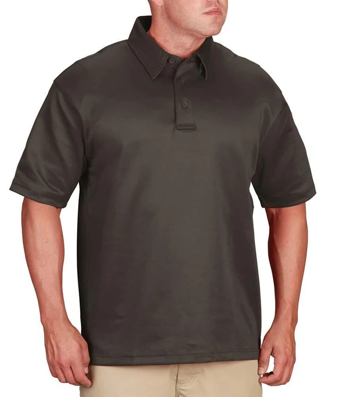 Propper Men's I.C.E. Short Sleeve Performance Polo Shirt, Brown, XL - Image 1