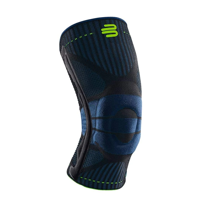 Bauerfeind 1 Unisex Knee Sports Support, Can be Worn on Left and Right for Ball Sports Athletics Knee Support Sports Silicone Ring