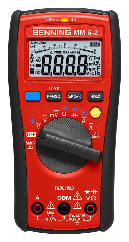 BENNING MM 6-2 Digital Multimeter - CAT III 1000V