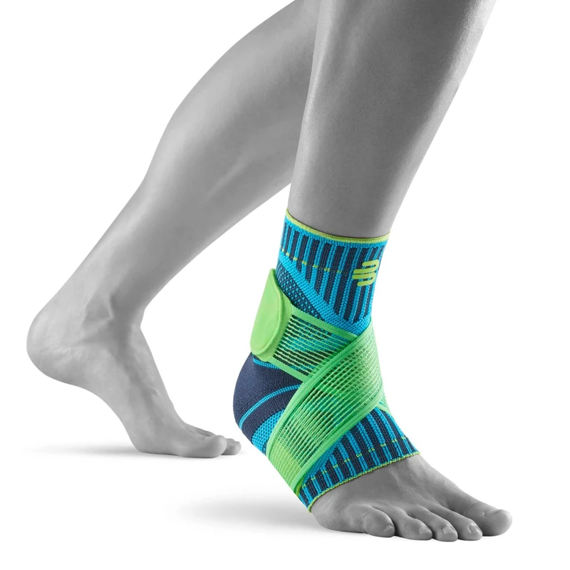 BAUERFEIND, 1 Unisex Ankle Support for Sports, Left Ankle Brace, For Ball Sports, Physical Activities, Stabilization, With Level Strap System, Size: L, Rivera, 11419401260713