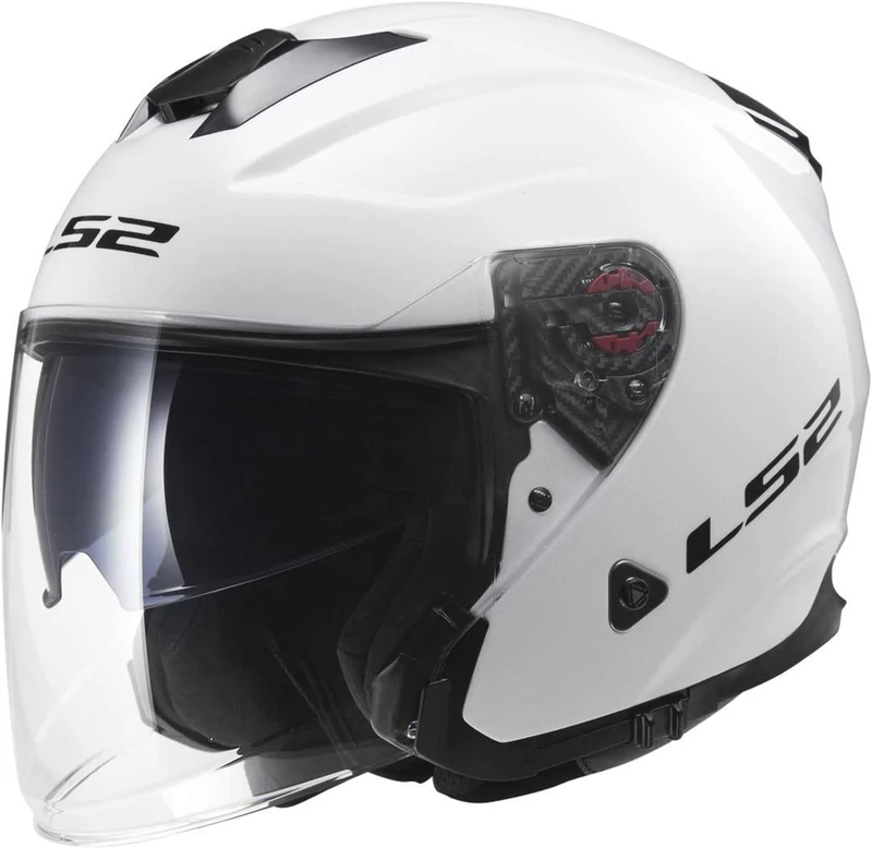LS2 motorcycle Helmet XXS Gloss White