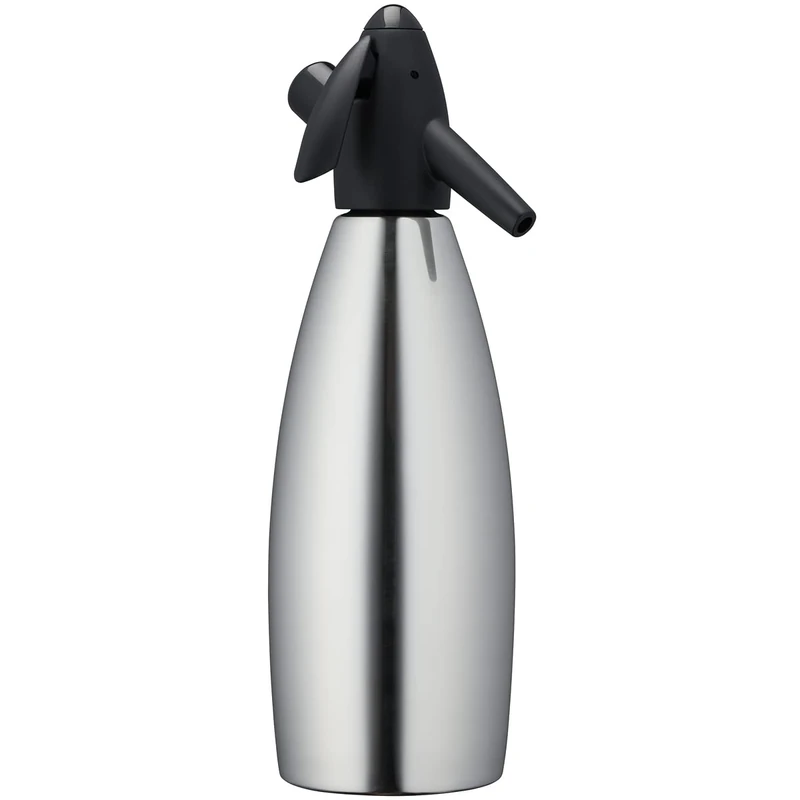 TELLIER Louis N4075X Soda Water Siphon Stainless Steel Bottle 34 x 9 x 33 cm 1 L - Image 1