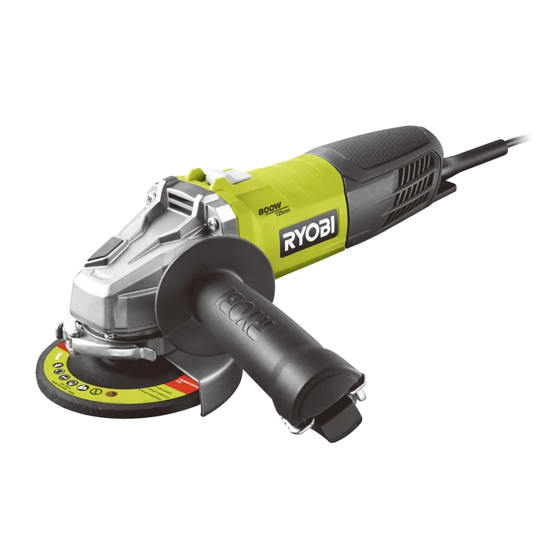 Ryobi RAG 800-125G Electric Angle Grinder - 800 W