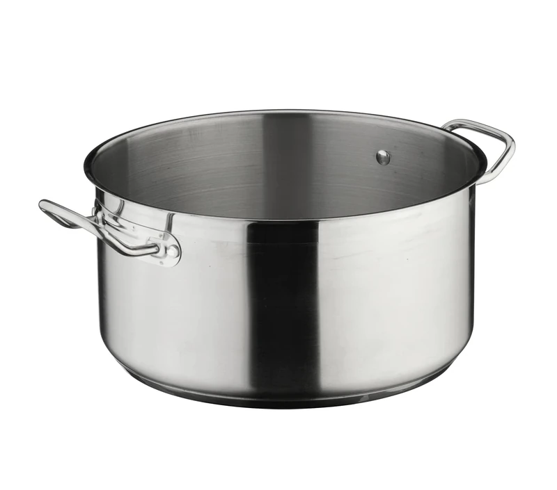 Commichef Plus Superior Blend Stainless Steel Casserole Pot, Strong Corrosion Resistance, 28cm, 10.9L