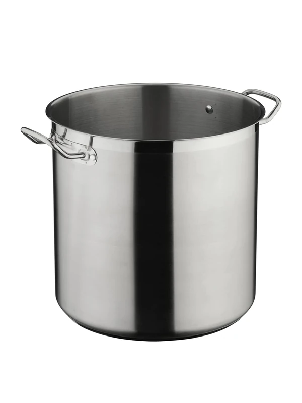 Commichef XP-28 Plus Superior Blend Stainless Steel Deep Stock Pot Without Lid, Strong Corrosion Resistance, 28cm, 17.2 liters, Silver